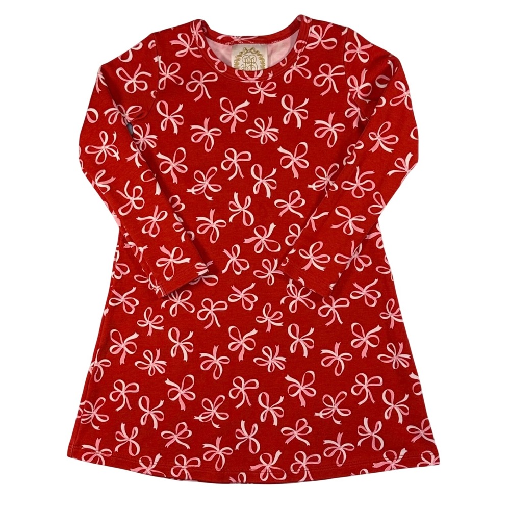 TBBC The Beaufort Bonnet Company Bustling Bows Long Sleeve Polly Play Dress